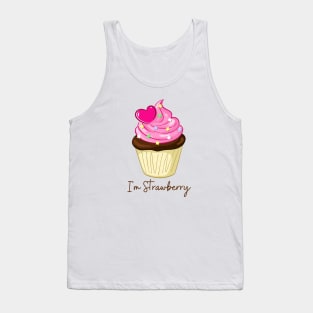 I Am Strawberry Cute baby girl Gift Tank Top